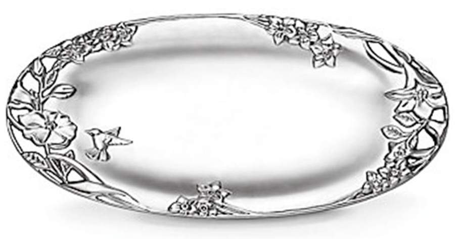 Floral Romance (Aluminum, Hollowware) 15" Bread Tray by Lenox-1