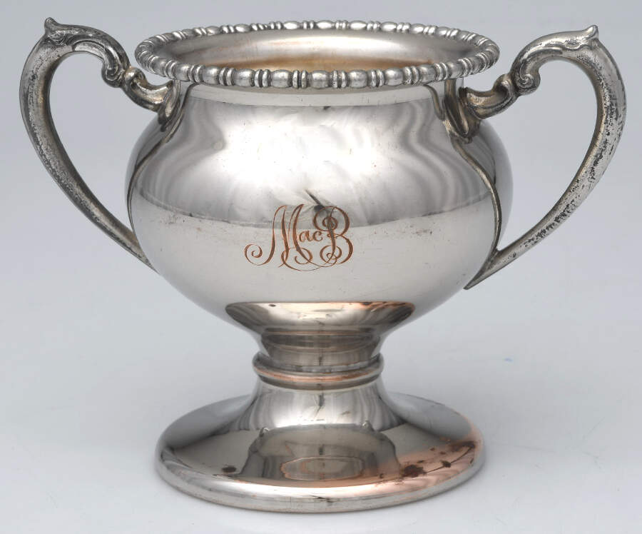 LMN4 (Silverplate, Hollowware) Sugar Bowl No Lid by Lehman Bros Silver-1