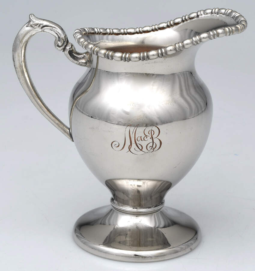 LMN4 (Silverplate, Hollowware) Creamer by Lehman Bros Silver-1
