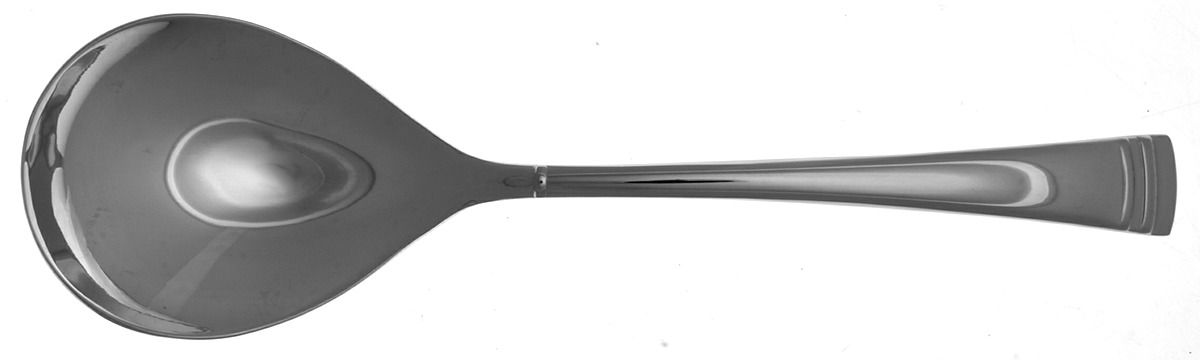 Urbane (Stainless) Solid Smooth Berry/Casserole Spoon by Lenox-1