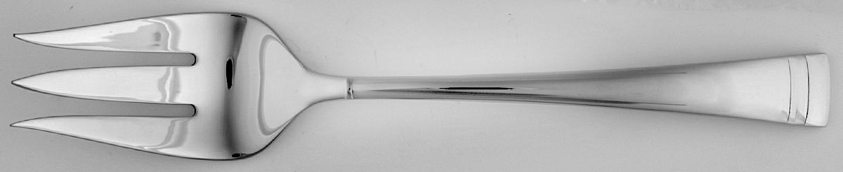 Urbane (Stainless) Medium Solid Cold Meat Serving Fork by Lenox-1