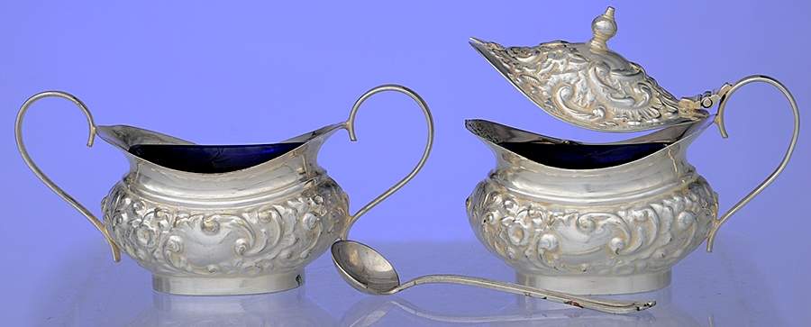 P2F5 (Silverplate, Hollowware) 2 Piece Set by A E Poston & Co Ltd-1