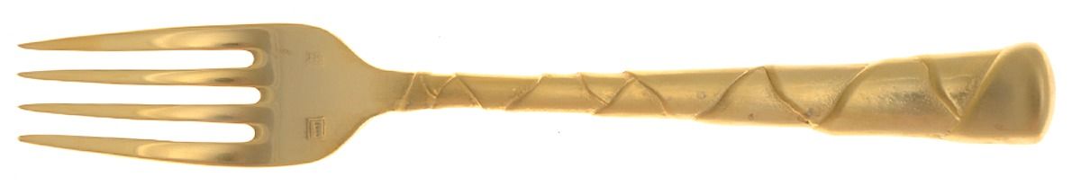 Captiva Gold (Gold Electroplate) Individual Salad Fork by Lunt Silver-1