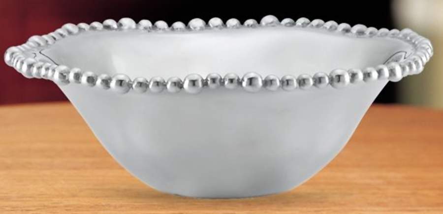 Organics-Beaded (Aluminum, Hollowware) 9" Round Bowl by Lenox-1
