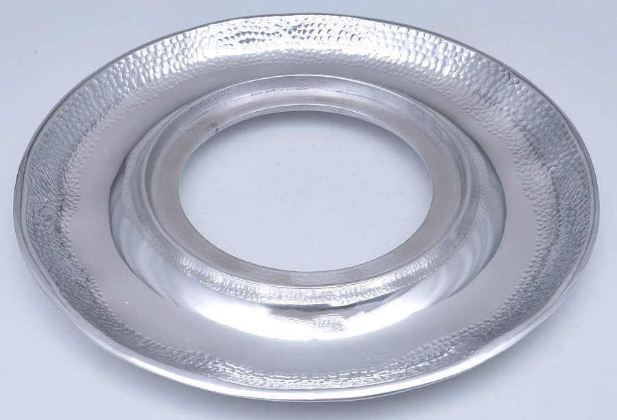 Stony Creek (Aluminum, Hollowware) Cheese Plate-No Ceramic Insert by Lenox-1