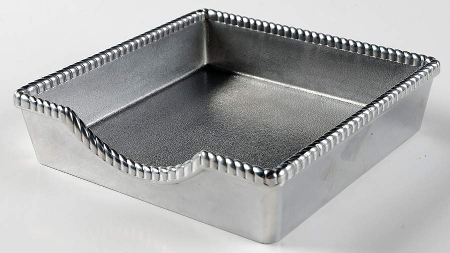 Everyday Soiree (Aluminum, Hollowware) Square Napkin Holder by Lenox-1