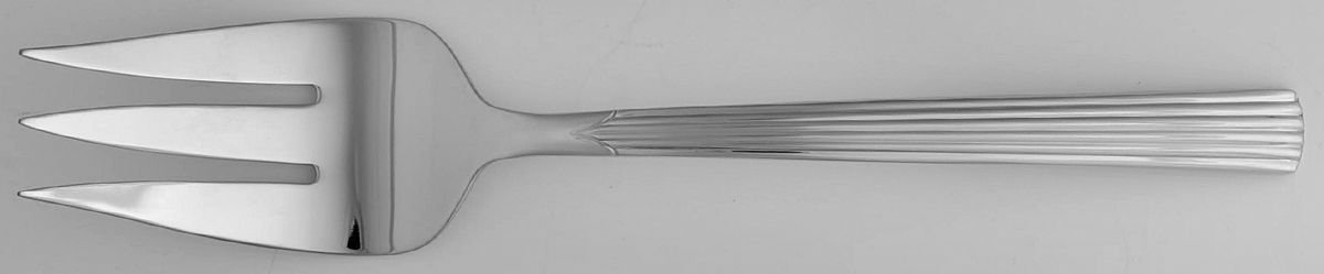 Brentwood (Stainless) Medium Solid Cold Meat Serving Fork by Lenox-1