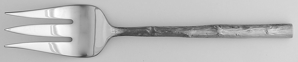 Park City (Stainless) Medium Solid Cold Meat Serving Fork by Lenox-1