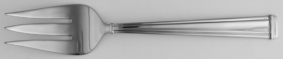 Chalfont (Stainless) Medium Solid Cold Meat Serving Fork by Lenox-1