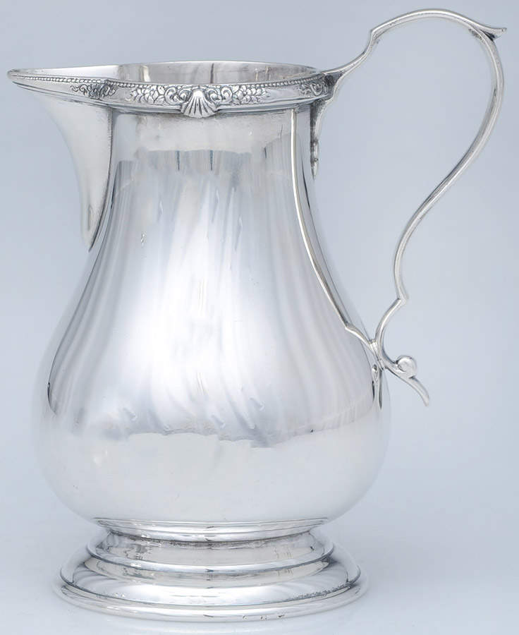 2400 (Sterling, Hollowware) Creamer by Lunt Silver-1