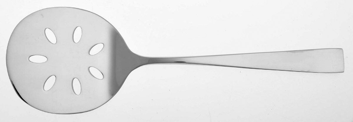 Allerton (Stainless) Solid Flat Pierced Server by Lenox-1