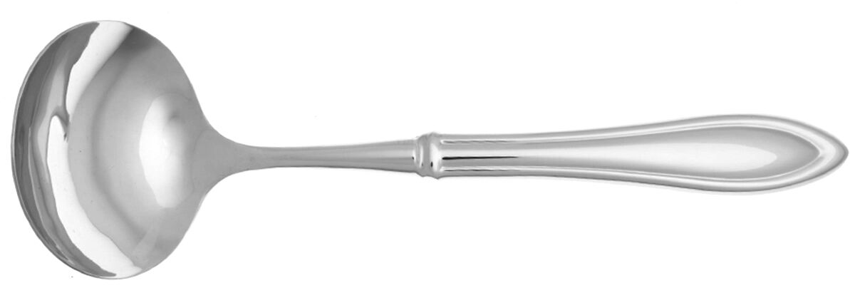 Medford (Stainless) Gravy Ladle with No Spout Stainless Bowl HC by Lenox-1