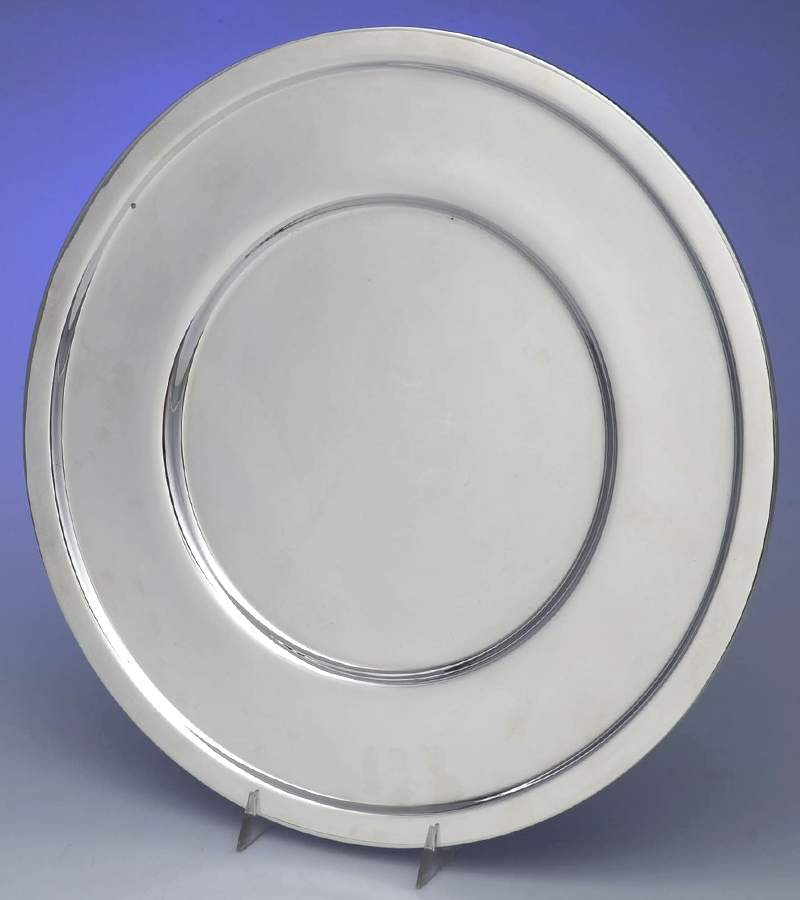 Durban (Silverplate, Hollowware) Service Plate by Ralph Lauren Flatware-1