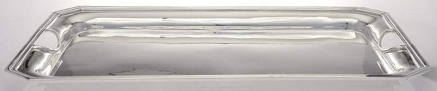 Carrigan (Silverplate, Hollowware) 26" Rectangular Tray by Ralph Lauren Flatware-1
