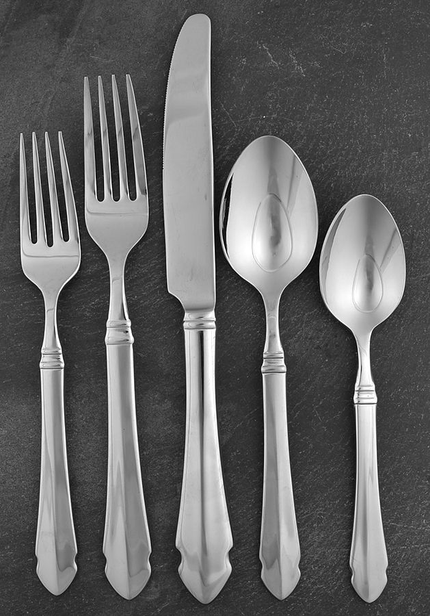 Darrow (Stainless) 5 Piece Place Setting by Lenox-1