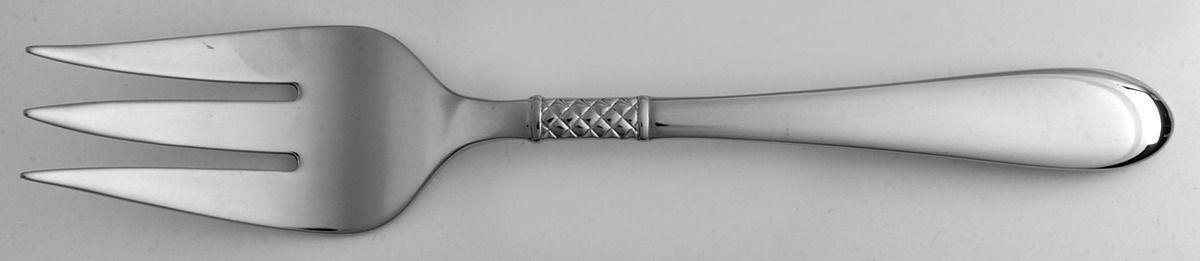 Derondo (Stainless) Medium Solid Cold Meat Serving Fork by Lenox-1