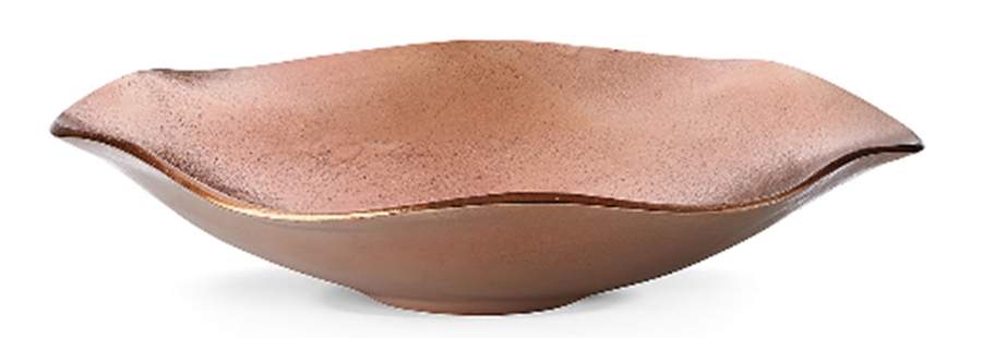 Organics Copper (Hollowware, Aluminum) Large Bowl by Lenox-1