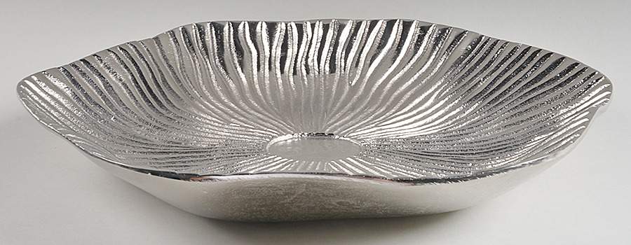 Organics Reef (Hollowware, Aluminum) Tray for Chip & Dip Set by Lenox-1