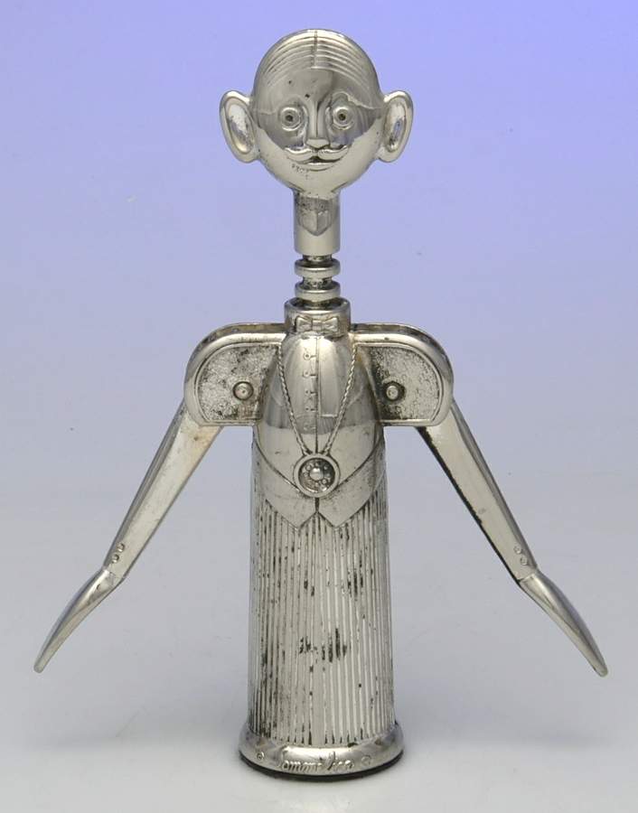 Silverplate Hollowware Corkscrew by Landes-1