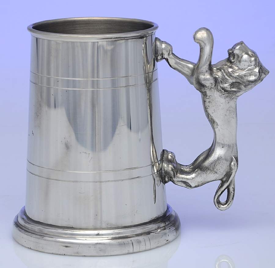 IP44 (Pewter, Hollowware) Tankard by Lunt Silver-1