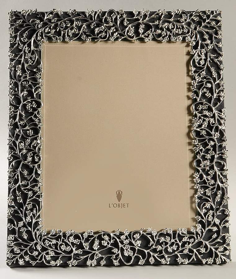 Lorel (Platinum Plated, Hollowware) Frame Holds 8" X 10" by L'Objet-1