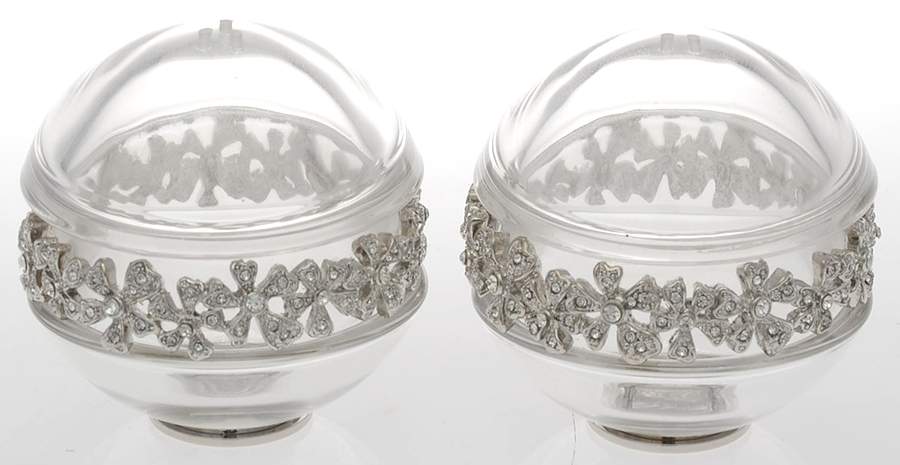 Garland (Platinum Plated, Hlwr) Salt and Pepper Set by L'Objet-1