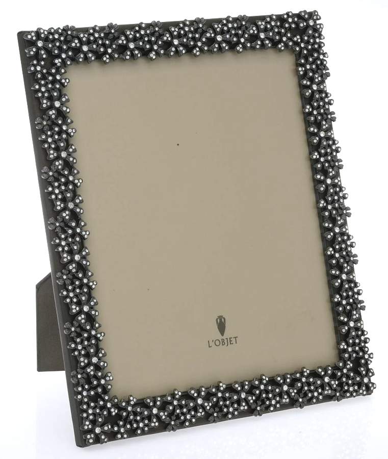 Garland (Platinum Plated, Hlwr) Frame-Holds 8" X 10" Picture by L'Objet-1