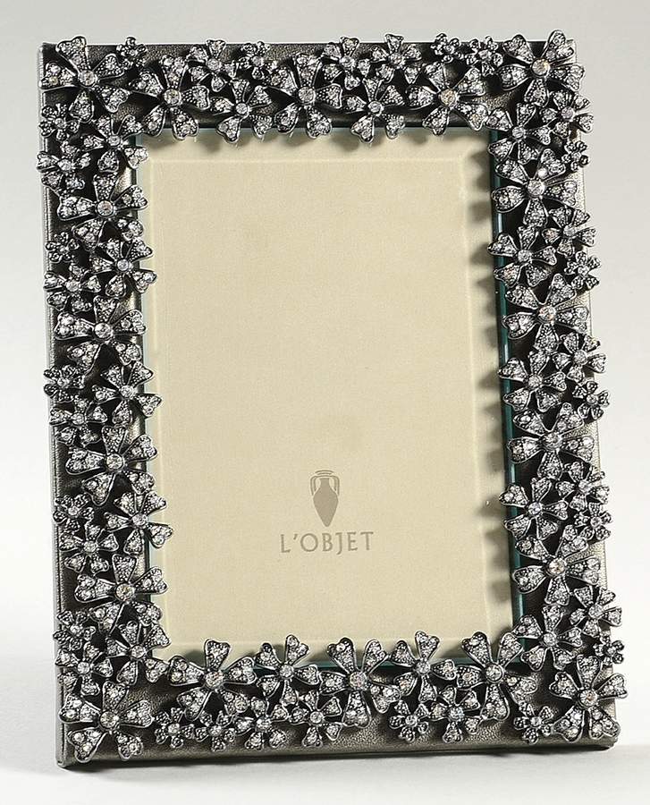 Garland (Platinum Plated, Hlwr) Frame-Holds 4" X 6" by L'Objet-1