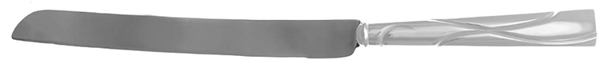 Adorn (Silverplate, Hollowware) Cake Slicer with Stainless Blade by Lenox-1