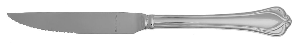 Alcott (Stainless) Steak Knife Individual Hollow, Serrate HC by Lenox-1