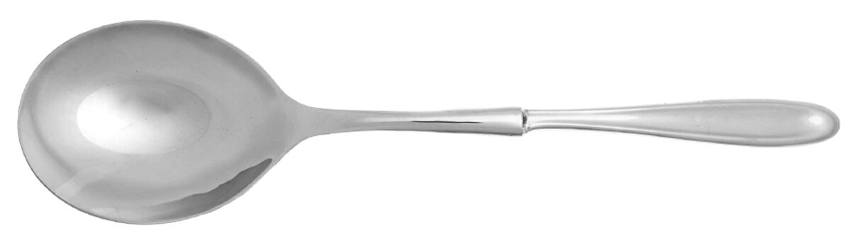 Barnaby-Cantera (Stainless) Casserole Spoon with Smooth Stainless Bowl HC by Lenox-1