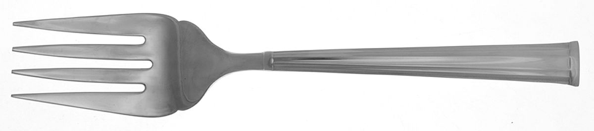 Facet (Stainless) Medium Solid Cold Meat Serving Fork by Lenox-1