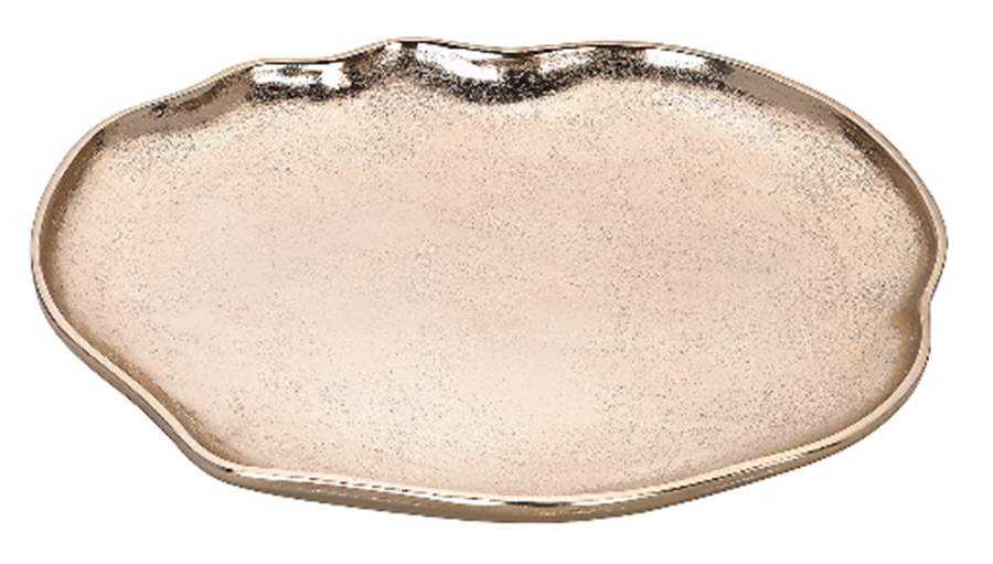 Gold Coast (Aluminum, Hollowware) 16" Round Tray by Lenox-1