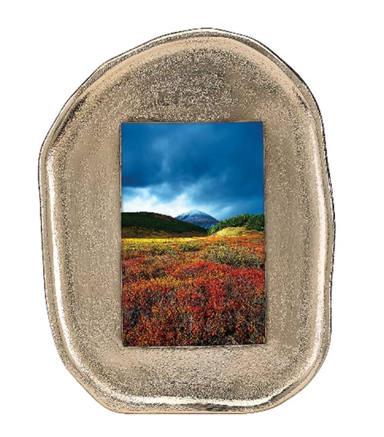 Gold Coast (Aluminum, Hollowware) Frame-Holds 4" X 6" Picture by Lenox-1