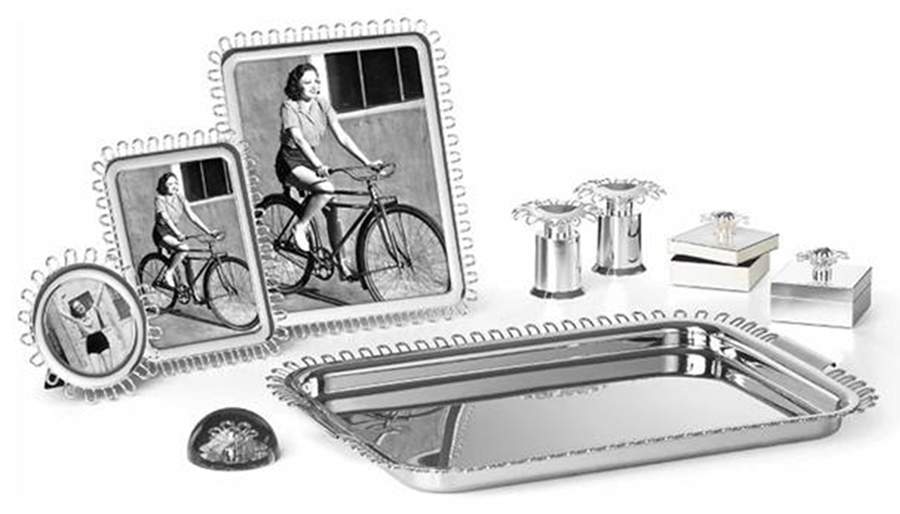 Keaton Street (Silverplate, Hollowware) 19" Rectangular Tray by Lenox-1
