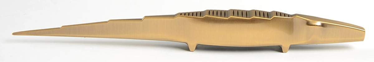 Zadie Drive (Gold Electroplate, Holowware) Letter Opener Solid Piece by Lenox-1