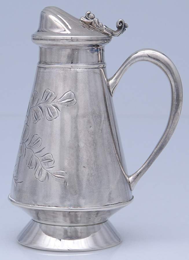 59 (Silverplate, Hollowware) Creamer & Hinged Lid by Lexington Silver Plate Co-1