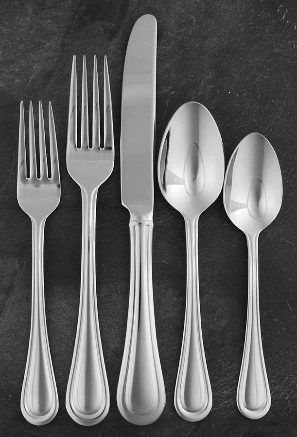 Shelby (Stainless) 5 Piece Place Setting by Lenox-1