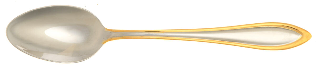Medford Gold (Stainless) Condiment Spoon by Lenox-1
