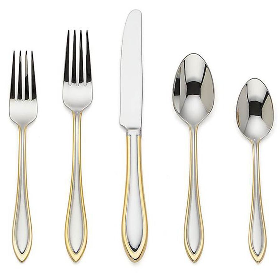 Medford Gold (Stainless) Fork by Lenox-1