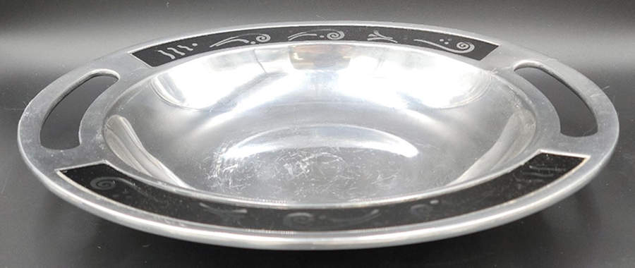 Spyro Black (Hollowware, Metalware) 16" Oval Bowl by Lenox-1