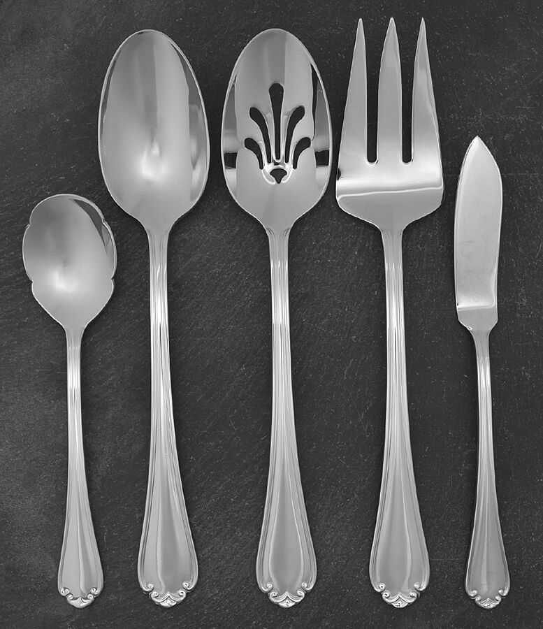 Millbury-Chelsea Muse (Stainless) 5 Piece Hostess Set by Lenox-1