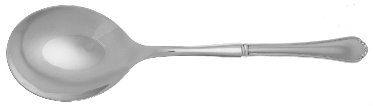 Millbury-Chelsea Muse (Stainless) Casserole Spoon with Smooth Stainless Bowl HC by Lenox-1