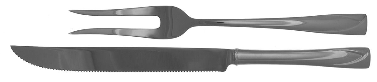 Middleton (Stainless) Large 2-Piece Roast Carving Set, Solid Piece by Lenox-1
