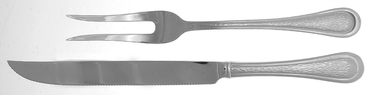 Barlowe (Stainless) Large 2-Piece Roast Carving Set, Solid Piece by Lenox-1