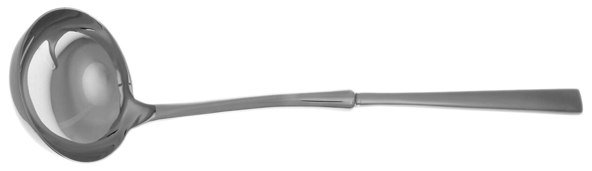 Malmo Satin (Stainless) Soup Ladle with Stainless Bowl HC by Lenox-1