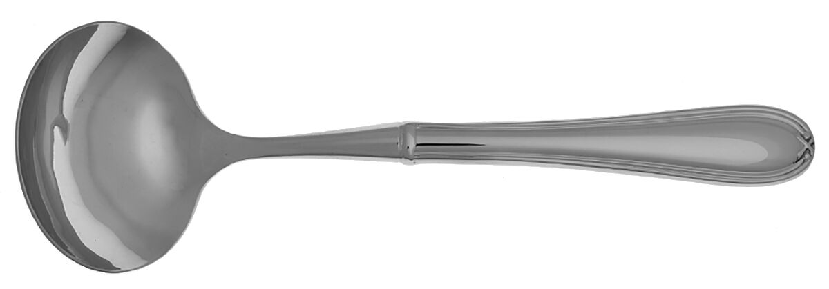 Ashbridge (Stainless) Gravy Ladle with No Spout Stainless Bowl HC by Lenox-1