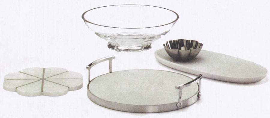 Gramercy (Hollowware) 12" Round Handled Tray by Lenox-1