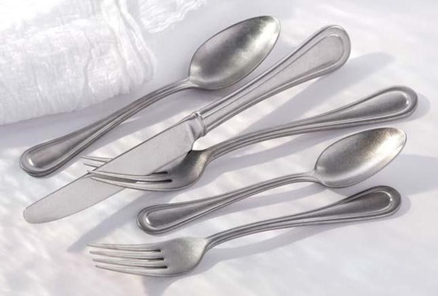 Textured Neutrals (Stainless) Fork by Lenox-1