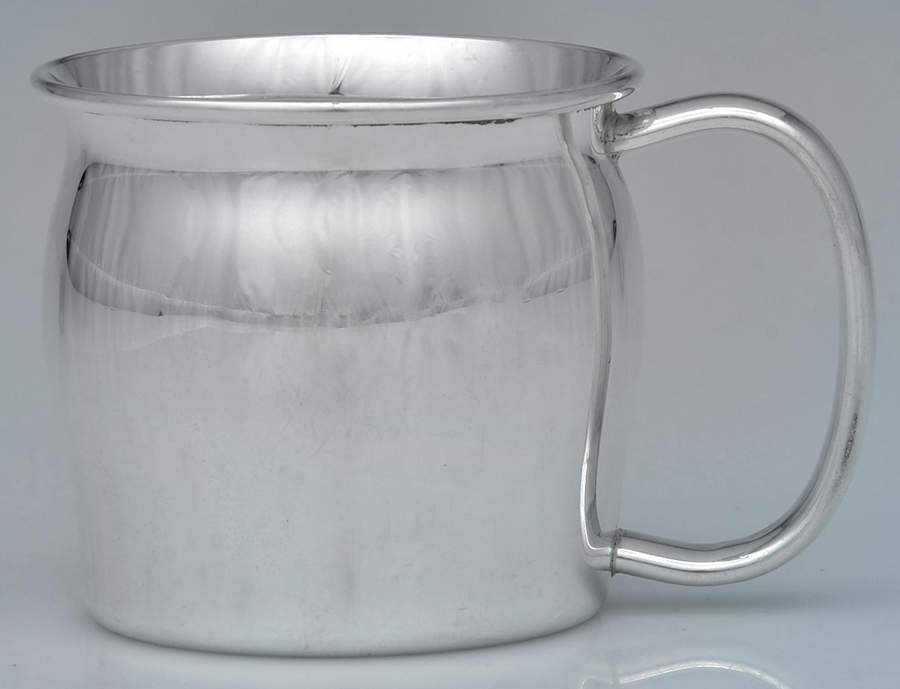 124 (Sterling, Hollowware) Baby Cup by Lunt Silver-1
